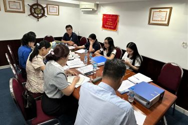 CÔNG ĐOÀN CÔNG TY CP VẬN TẢI BIỂN SÀI GÒN TIẾP ỦY BAN KIỂM TRA CÔNG ĐOÀN TỔNG CÔNG TY