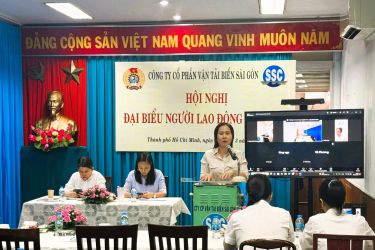 Hội nghị Đại biểu Người lao động năm 2026 Công ty CP Vận tải biển Sài Gòn